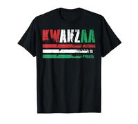 Kwanzaa Matunda Ya Kwanza Rouge Blanc Vert Vieilli T-Shirt