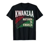 Kwanzaa Matunda Ya Kwanza Rouge Noir Vert T-Shirt