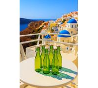 KWARE Bouteilles en verre de style vintage de 1 litre avec bouchon basculant - Idéales pour un usage domestique ou commercial - Remplissez avec de l'eau, du vin, de l'alcool, de l'huile, de la bière