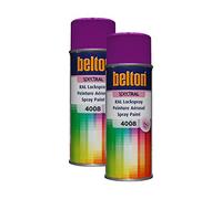 2 Bombes De Peinture Belton Spectral Ral4008 Violet De Sécurité 400ml