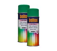 Kwasny 324 095 Belton Spectral Lot de 2 peintures en spray de 400 ml Couleur : RAL 6000 (vert patiné brillant)