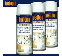 Kwasny Belton Basic 3 X 400 Ml Universal-Primer Blanc Spray Parfait Fond