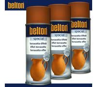 Kwasny Belton Spécial 3 X 400 Ml Effet Terracotta Spray Peinture Manganèse Brun