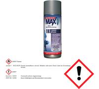 RAL 9005 NOIR Brillant (Bombe Peinture 400 ml) - bombe aerosol reparation peinture carrosserie voiture teintes standrard et RAL (reference couleur constructeur 150 ou 400 ml)