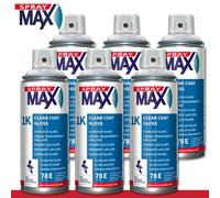 Kwasny SprayMax 6 X 400 ML 1K Vernis Transparent Brillant Scellement