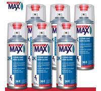 Kwasny SprayMax 6 x 400 ml Vernis Clair 2K Satin Anti-Rayures