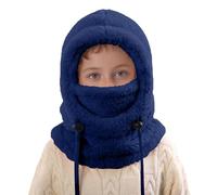Kwatieh Cagoule Unisexe Garcon Fille Thermique Bonnet Écharpe Enfant Hiver Chaud Ensamble Balaclava Casquette Polaire Enfant Chaud Cache Cou Oreilles Chapeau 3-10 Ans #0115A