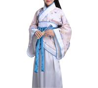 Kwatieh Chine Enfants National Style Chinois Scène Théâtre Jouer à L'opéra Cosplay Spectacle Traditionnel Folle Robe Filles Manches Longues Combinaison Tang (Tailles Plus Petites) #F8