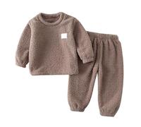 Kwatieh Ensemble 12 Mois Garcon Brassiere Bebe Naissance Laine Vetement BéBé Garcon Ensemble CéRéMonie BéBé GarçOn Lot Pyjama Pyjama Polaire Garcon 3 Ans Vetement Bebe 2 Ans Pull Bebe 1 Mois