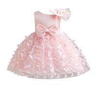 Kwatieh Jupe Longue Enfant Robe Ceremonie Fille Robe Classe Mariage Tenue Fille 9 Mois VêTements Africain Enfant Cadeau Anniversaire Fille 2 Ans Dress Bebe Anniversaire Princesse
