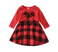 Kwatieh Mon Noel GarçOn DéGuisement 18 Mois Fille Deguisement De Noel Fille Robe 5 Ans Automne Hiver Robe Pere Noel Femme DéGuisement Fille 5 Ans Costum Pere Noel Deguisement Enfant Fille 3 Ans