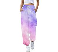 Kwatieh Pantalon Jogging Femme Fille Ensemble Oversize Sportswear Coton Molleton Legging Foot Pants Hiver Chic Survetement Enfant Baggy Elegant Ample #F4