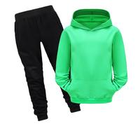 Kwatieh pour Adolescentes Filles Imprimés Sweat à Capuche Chaud Pulls Tops Enfants Tenues Survêtement Bébé Pull Fille 62, Rose, 3-4 Ans #829