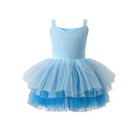 Kwatieh Robe de Ballet pour Filles Tutu de Performance sur scène Vêtements de Danse pour Enfants Costumes d'été Vestidos Justaucorps F410
