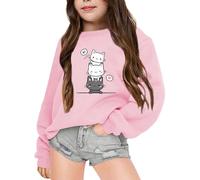 Kwatieh Survetement VêTements Fille 8 Ans Ensemble sous Pull Enfant Sweat Capuche 14 GarçOn Sweet 12 Shirt Cosplay Paillette