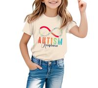 Kwatieh T-Shirt Confortable pour Enfant avec Design inspirant et Graphique d'attention pour garçons - T-Shirt Doux pour Enfants F403B