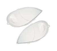 KWAYA 1 Paire De Couvercles De Phares Avant pour Voiture pour Classe ML W163 2002-2005 Couvercle De Lentille De Phare Coque en Verre 1638204961 Couvercle Phare Voiture
