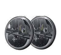 KWAYA 1 Paire pour Lada 4x4 pour Urbain pour Niva Feux De Circulation Universels pour Voiture 7 Pouces Phare LED H4 Hi-Lo Ensemble De Phares Ensemble Lampe Avant