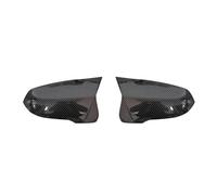 KWAYA Coques Rétroviseurs Latéraux pour X2 F39 F44 F40 G29 2020 + F48 F49 F52 2019 - 2020 Couvercle De Rétroviseur De Voiture en Fiber De Carbone Noir Boîtier Rétroviseur(Carbon Fiber Pattern)