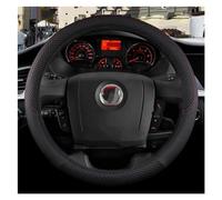 KWAYA Couvre Volant Housse De Volant De Voiture en Cuir PU Accessoires pour F&iat pour Ducato Housse Protection Volant (Size : Black)
