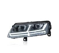 KWAYA Paire De Phares LED Modifiés avec Clignotants Séquentiels pour A6L C6 S6 2005 2006 2007 2008-2011 Ensemble Lampe Avant(Halogen,Right-Hand Drive)
