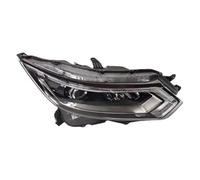 KWAYA Phare Avant LED pour Qashqai 2019 2020 2021 1 Pièce Boîtier De Lampe De Signalisation sans Ampoules Accessoires pour Phares Ensemble Lampe Avant(Higher Right Side)