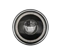 KWAYA Phare Avant LED Universel De 7 Pouces pour Land pour Rover pour Defender 1 Pièce Phare De Voiture De Remplacement À LED De 7 Pouces Ensemble Lampe Avant(1pcs Black)