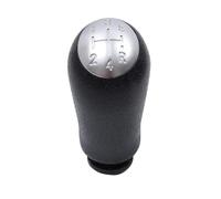 KWAYA Pommeau De Levier De Vitesse À 5 Vitesses pour Clio 3 2005-2009 Accessoire De Remplacement Levier Vitesse(Silver no Font)