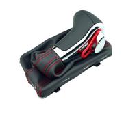 KWAYA Pommeau De Levier De Vitesse Automatique pour A3 8P A4 B8 A5 2009-2014 Levier Vitesse(Red Line Gray)