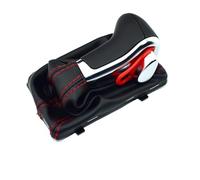 KWAYA Pommeau De Levier De Vitesse Automatique pour A6 C6 A3 8P A4 B8 A5 2009-2014 Levier Vitesse(Red Line Black)