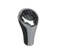 KWAYA Pommeau De Levier De Vitesse Chromé pour 1 3 5 6 Série pour X1 E84 pour X3 E83 pour X5 E53 Levier Vitesse(Chrome 6Speed)