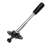 KWAYA Pommeau De Levier De Vitesse Court À Course Réglable De 265 Mm pour E30 E36 E46 E34 E39 Z3 1985-2010 Levier Vitesse(Black)