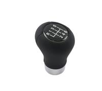 KWAYA Pommeau De Levier De Vitesse en Cuir À 5 Ou 6 Vitesses pour Série 1 3 5 6 E30 E32 E34 E36 E38 E39 E46 E53 E60 E63 E83 E84 E90 E91 Levier Vitesse(Black 6-Speed)