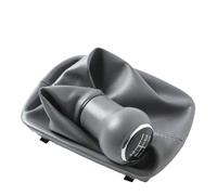 KWAYA Pommeau De Levier De Vitesse en Cuir PU pour A6 C5 A4 B5 A8 D2 1998-2001 Soufflet De Levier De Vitesse Accessoires De Voiture Levier Vitesse(5 Speed Gray)