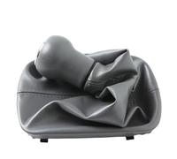 KWAYA Pommeau De Levier De Vitesse en Cuir PU pour A6 C5 A4 B5 A8 D2 1998-2001 Soufflet De Levier De Vitesse Accessoires De Voiture Levier Vitesse(6 Speed Gray)