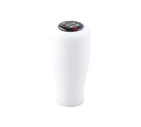KWAYA Pommeau De Levier De Vitesse Manuel 5/6 Vitesses, Noir Et Blanc, M10 X 1,5 pour Accord pour Civic pour CRZ S2000 pour NSX Levier Vitesse(6 Speed White)