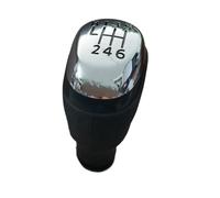 KWAYA Pommeau De Levier De Vitesse Manuel 5/6 Vitesses pour Clio 4 IV MK4 2012-2019 Accessoires D'intérieur De Voiture Levier Vitesse(Chrome 6 Speed)