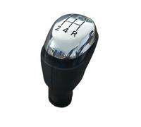 KWAYA Pommeau De Levier De Vitesse Manuel 5/6 Vitesses pour Clio 4 IV MK4 2012-2019 Accessoires D'intérieur De Voiture Levier Vitesse(Chrome 5 Speed)