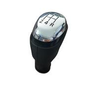 KWAYA Pommeau De Levier De Vitesse Manuel À 5/6 Vitesses pour Clio 4 IV MK4 Accessoire De Remplacement pour Intérieur De Voiture Levier Vitesse(Chrome 5 Speed)