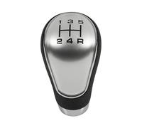 KWAYA Pommeau De Levier De Vitesse pour Mazda 323 2003 2004 2005 2006 Accessoires De Style Automobile Levier Vitesse(5 Speed Silver)