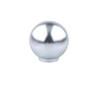 KWAYA Pommeau Levier De Vitesse Universel en Aluminium À Boule Ronde pour La Plupart des Véhicules À Transmission Manuelle Pièces De Rechange Intérieures Levier Vitesse(Silver)