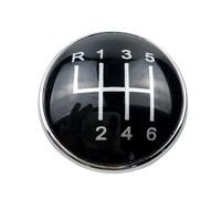 KWAYA pour A4 S4 B6 B7 pour A6 C6 ABS Voiture 5/6 Vitesses Pommeau De Levier De Vitesse Emblème Capuchon Couvercle Levier Vitesse(R123456)