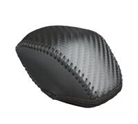 KWAYA pour Highlander 2020-2024, Couvre-Colliers De Levier De Vitesse en Cuir Et Fibre De Carbone Levier Vitesse(Carbon Fiber Look)