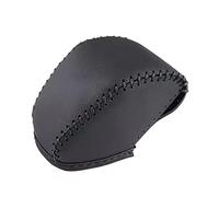 KWAYA pour Highlander 2020-2024, Couvre-Colliers De Levier De Vitesse en Cuir Et Fibre De Carbone Levier Vitesse(Black)