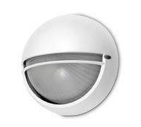 Kwazar - Applique Murale, Luminaire Exterieur, Metal E27 IP44, Lampe LED Exterieur 230V, Resistant Aux Intemperies - Eclairage Exterieur Pour Jardin, Terrasse, Balcon Ou Couloir - KARIM Blanc