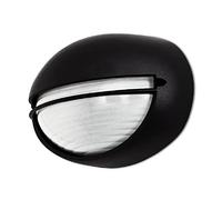 Kwazar Luminaire - Applique Murale d’Extérieur - Luminaire Exterieur pour Entrée de Bâtiment, Façade, Balcon et Terrasse - Douille E27, IP44, 230V, Max. 60W, MASIMO, Noir