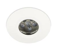 Kwazar Luminaire Spot encastrable LED 230V 0,5W IP65 Salle de bain Spots encastrables Spots de plafond 6000K blanc froid Spots LED encastrables pour salle de bain cuisine salon WEZYR (Blanc)