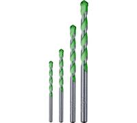 kwb 052800 acier 40CR Foret spécial granite 4 pièces 5 mm, 6 mm, 8 mm, 10 mm