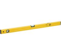 kwb Niveau à bulle en aluminium 80 cm, précision 0,5 mm / m, rectifié avec une grande précision, 1 fiole horizontale et 1 fiole verticale