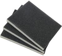 kwb 089010 Éponge abrasive BOIS & MÉTAL, fine 3 pces